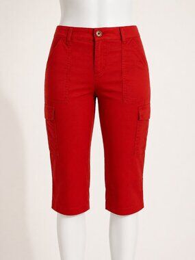 Jolt Capri Pants Red Size 11 EUC